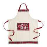 Mud Pie Grandma Chef Christmas Apron