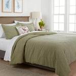 New Sage Green Full/Queen Waffle Weave DUVET COVER and SHAM Set - Threshold™