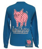Girlie Girl Originals Polka Dot Pig Long sleeve T-Shirt Jersey