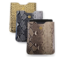 NEW MUD PIE LEOPARD SHIMMER ANIMAL PRINT TABLET/BOOK/PHOTOS/PHONE SLEEVE