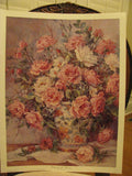 Posies for the princess by Barbara Mock size 26x20 art print/poster unframed.