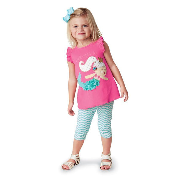 Mud Pie Summer Fun Ice Cream Tank Capri outfit Girls New Pink Multi In –  Patterson & Yates Variety LLC