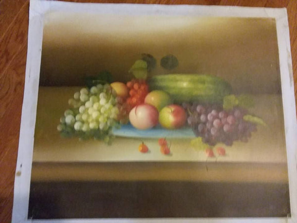Fruit unstretched unframed canvas 20x24