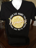 Girlie Girl Originals Lemons/Lulu Ladies Black Short Sleeve T-Shirt