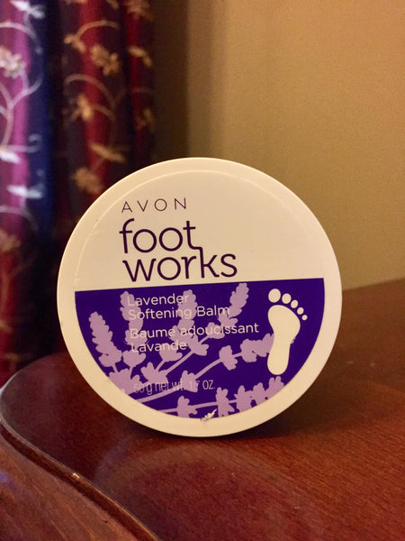 Avon Foot Works Lavender Softening Balm New 312-560 #888761234885