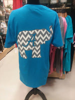 Alabama Official T-Shirt LIGHT BLUE CHEVRON T-SHIRT