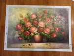 ROSES UNSTRETCHED/UNFRAMED CANVAS 24 X 36.