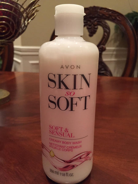 Avon Skin So Soft Soft & Sensual Creamy Body Wash 11.8 oz NEW #888761102801