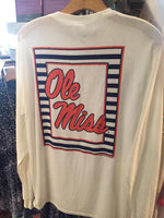 Girlie Girl Originals Mississippi Ole Miss Rebels Long Sleeves Jersey T-Shirt