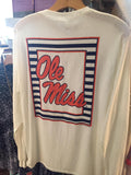 Girlie Girl Originals Mississippi Ole Miss Rebels Long Sleeves Jersey T-Shirt