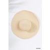 Natural Colored Straw Floppy Hat with Bendable Wire Rim