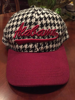 Alabama Crimson Tide Houndstooth Baseball Cap Hat One Size